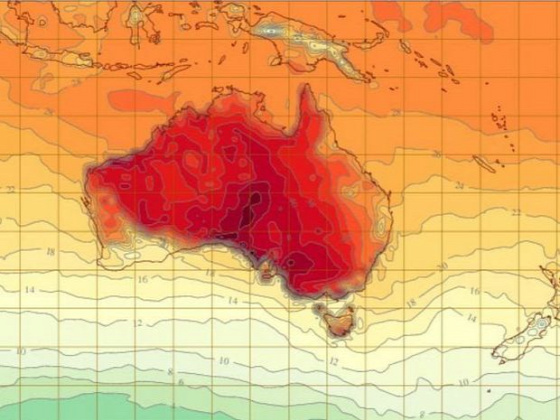 időjárás kánikula bushfire Tasmania