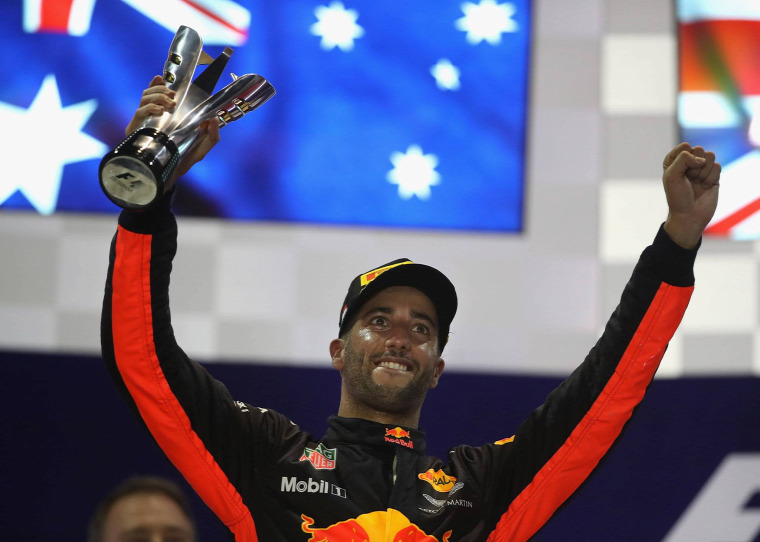 F1 Forma-1 Daniel Ricciardo Red Bull Racing Ferrari Max Verstappen