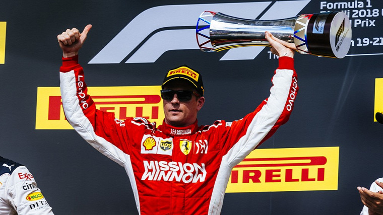 F1 Forma-1 Kimi Räikkönen Ferrari USA Nagydíj Pirelli