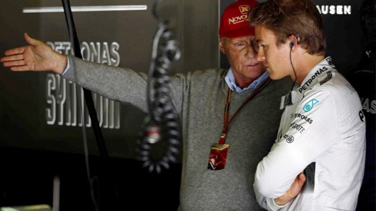 F1 Forma-1 Niki Lauda Nico Rosberg Mercedes Toto Wolff Lewis Hamilton