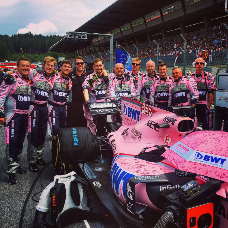 F1 Forma-1 Sergio Perez Force India Andrew McLaren Hungaroring Magyar Nagydíj