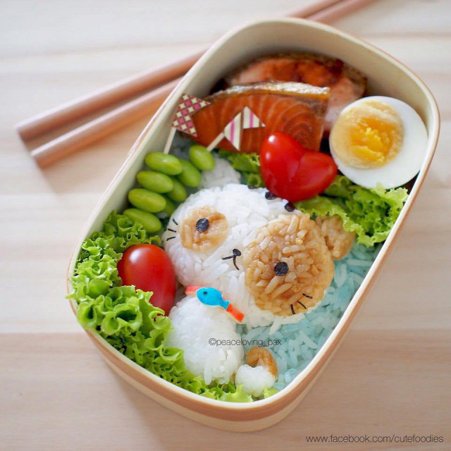 rizsformázás ételművészet rajzfilmfigura rizsből étel gyereknek