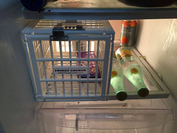 hétvégi dizájn hűtőszekrény zárható kosár