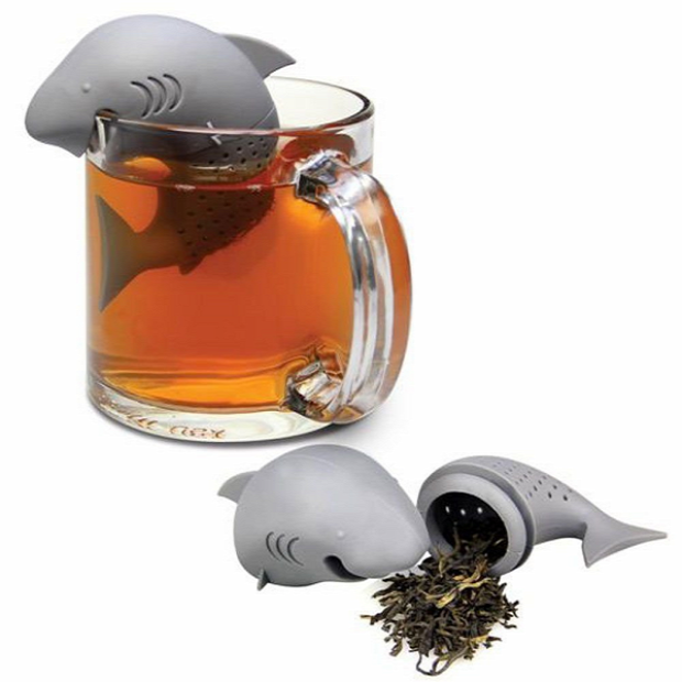 Hétvégi dizájn cápa teafilter tea filter