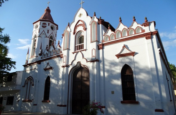 A templom, ahol megkeresztelték Gabriel García Márquezt