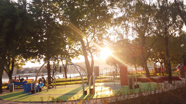 Nehru part felújítás skate pálya játszótér kutyafuttató ferencváros