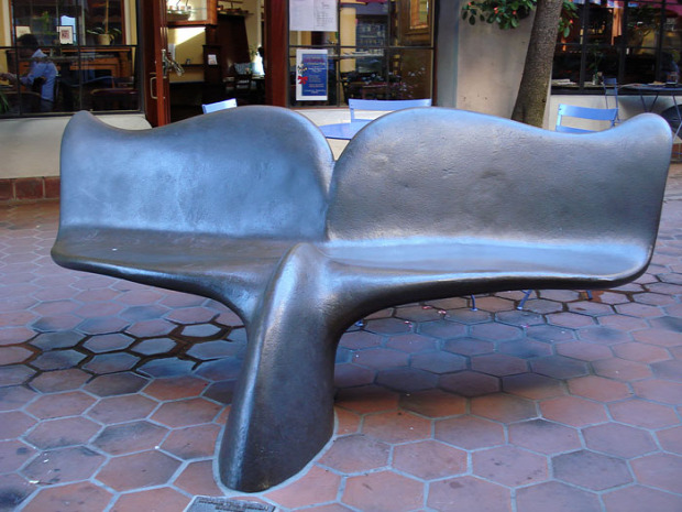 A világ érdekes pad utcai bútor szobor