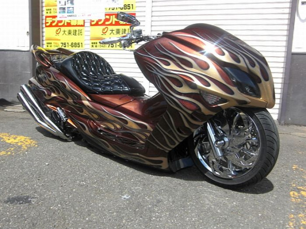 A világ édekes Japán robogó motor scooter dizájn divat