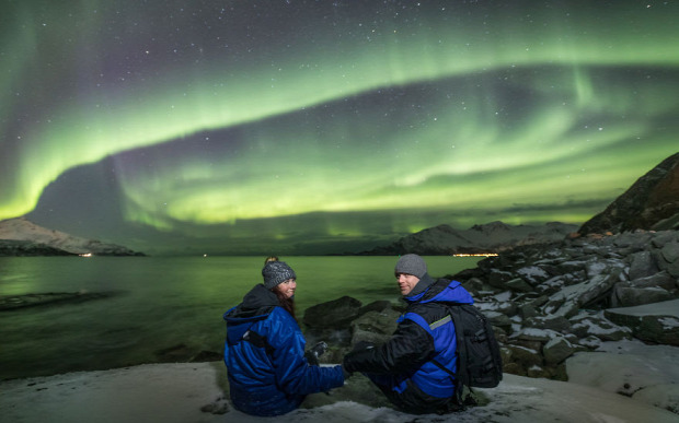 A világ érdekes északi fény sarki fény Norvégia