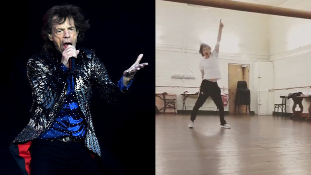 Mick Jagger 75 év tánc edzés szívműtét próba