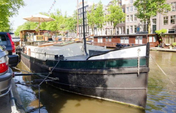 A világ érdekes uszály lakás otthon Amszterdam