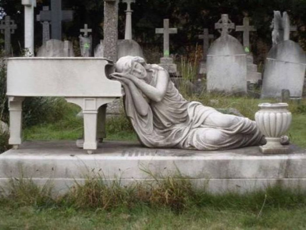 A világ érdekes temető sír síremlék sírkő