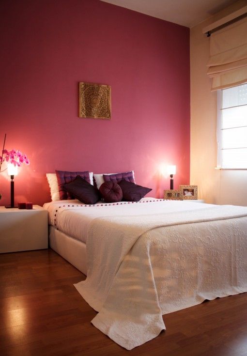 shabby chic romantikus stílus pink pasztell rózsaszín virtuális paletta színes falak hálószoba