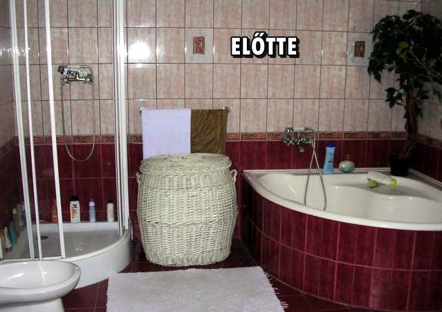 FürdÅszoba átalakÃtás elÅtte/utána otthonos