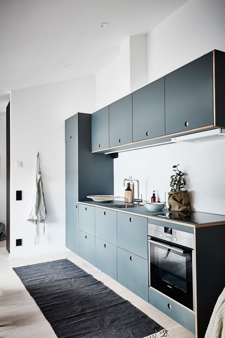 kis lakás skandináv stílus nagyvilág lakberendezés inspiráció penthouse terasz térkihasználás