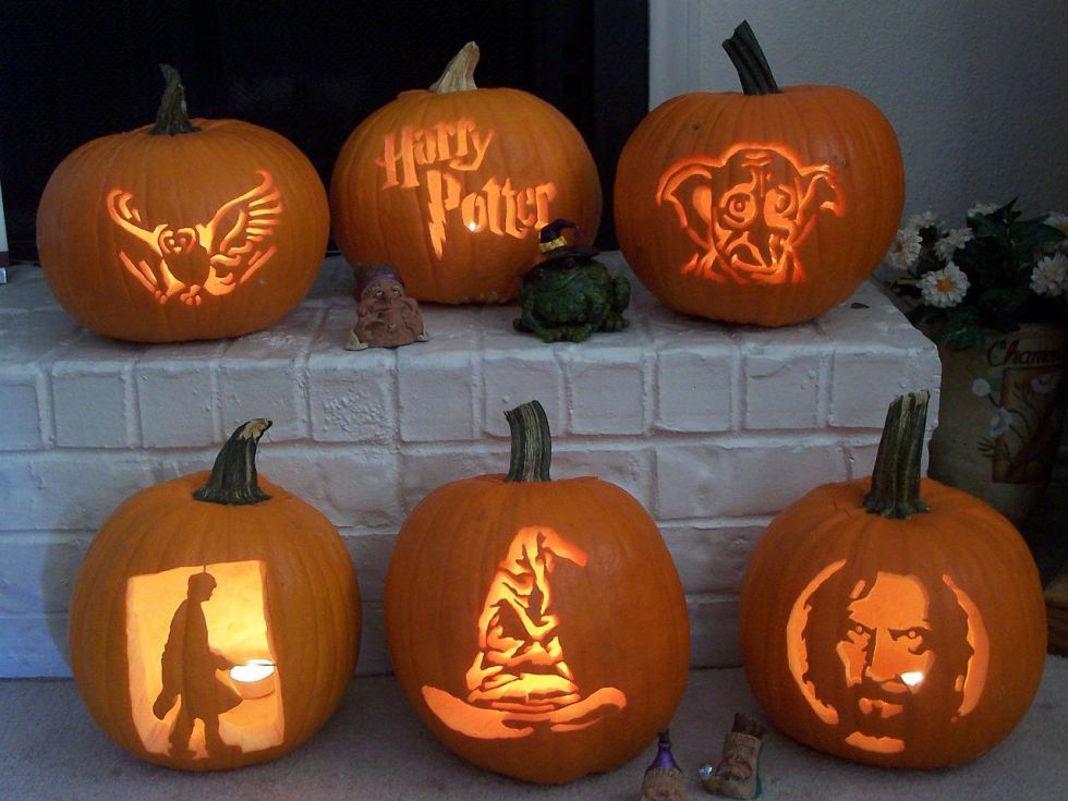 halloween tökfaragás töklámpás