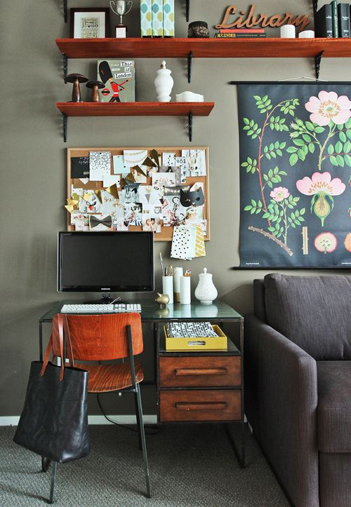 kis terek dolgozósarok home office inspiráció