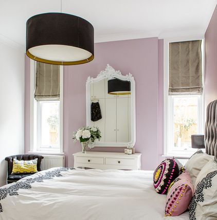 shabby chic romantikus stílus pink pasztell rózsaszín virtuális paletta színes falak hálószoba