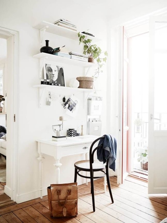kis terek dolgozósarok home office inspiráció