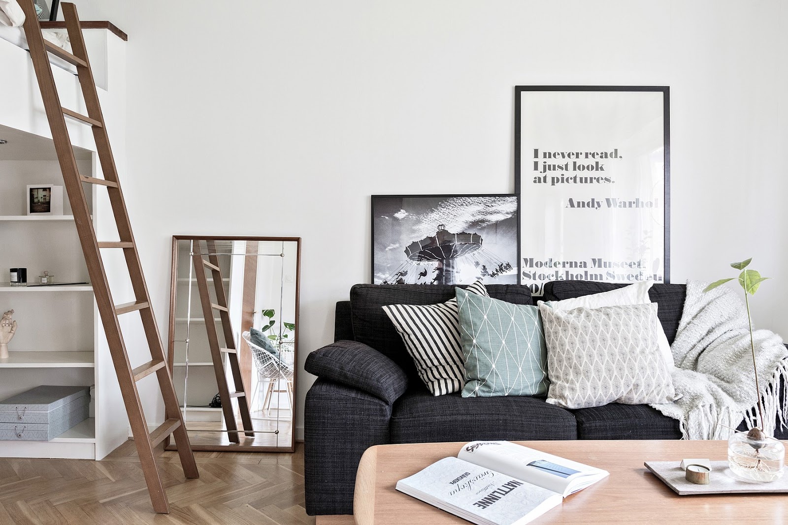 galériaágy kis lakás helykihasználás