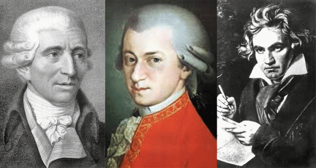 Haydn, Mozart és Beethoven