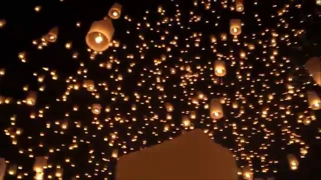 lámpás Thaiföld ég látvány fesztivál érdekes videó