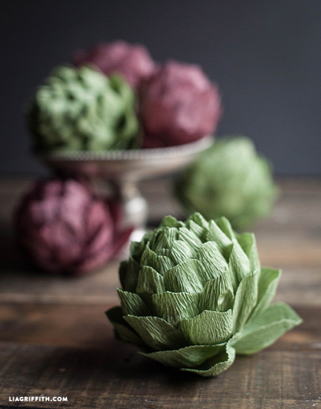 Paper Artichokes