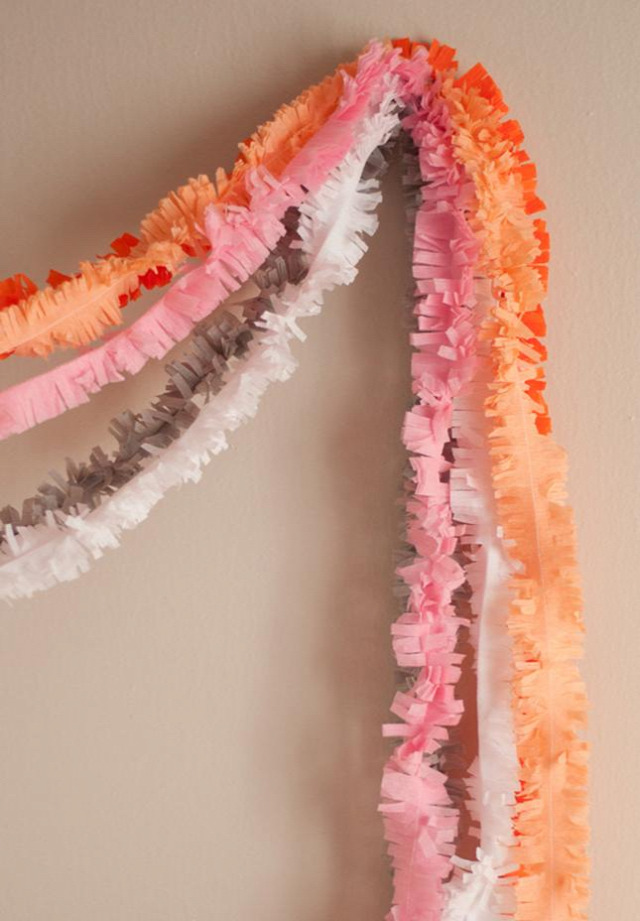 Fringe Layered Garland