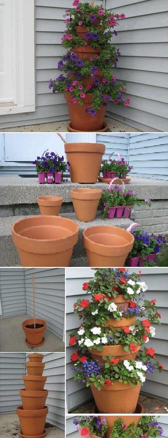 DIY Garden Tower Pictures, Photos, and Images for Facebook, Tumblr, Pinterest, and Twitter