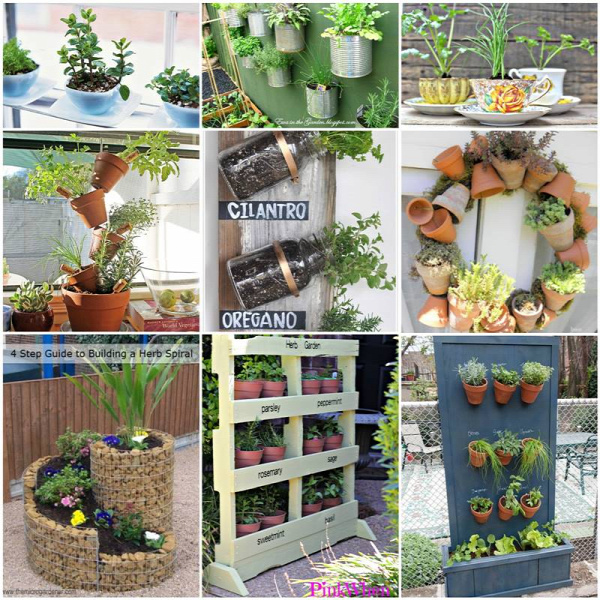 35+ Creative DIY Herb Garden Ideas