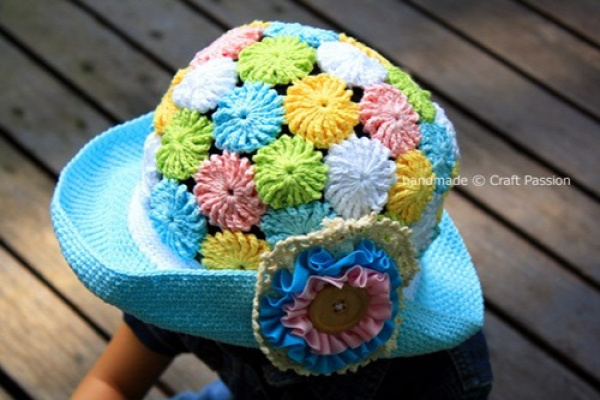 Crochet Summer Sun Hat Free Pattern