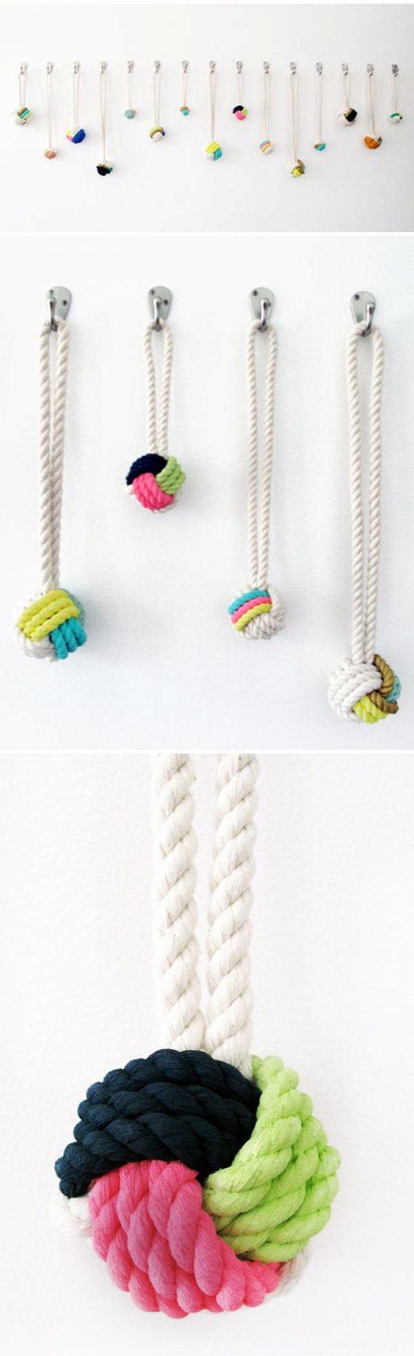 .Rope Ball Necklace
