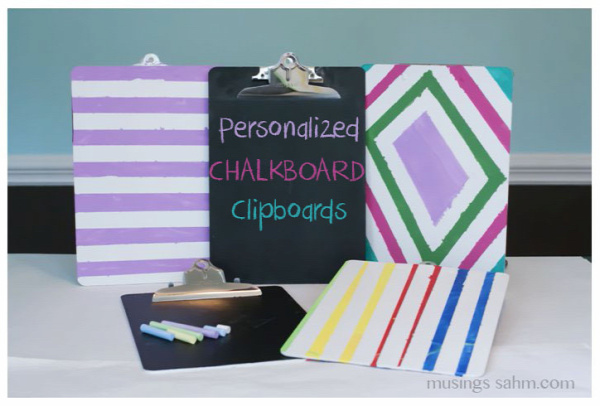 Personalized Chalkboard Clipboards Tutorial