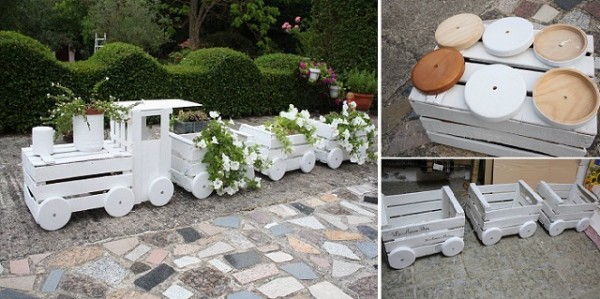 How to Build a Train Made Out Of Old Crates
