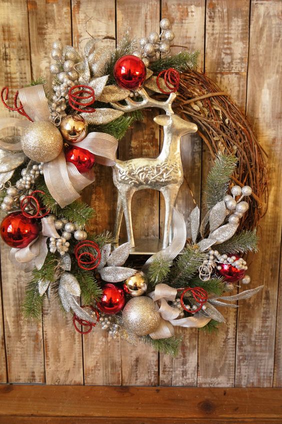 karácsony ajtódísz koszorú tél koszorúkészítés ünnep advent