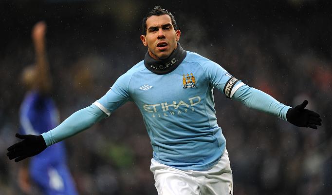 tevez portré manchester city