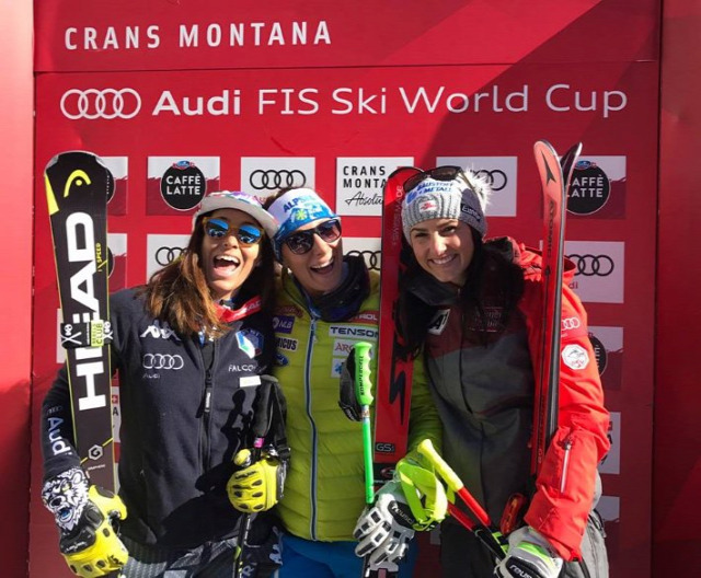 alpesi si alpesi sí világkupa 2016/2017 Crans Montana szuper-G Ilka Stuhec