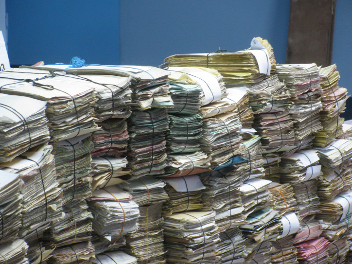 hulladék irodai papírhulladék selejtezés dokumentumkezelés környezetterhelés