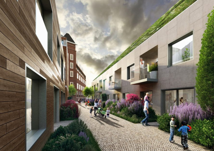 építészet fenntarthatóság Hollandia Eindhoven Nieuw Bergen városi életmód napenergia megújuló energia