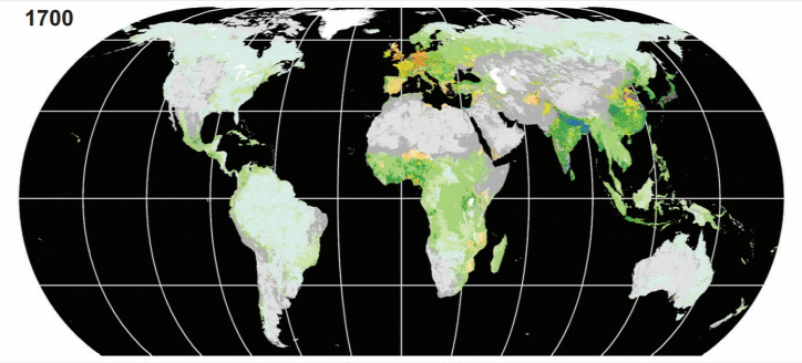 térkép urbanizáció mezőgazdaság