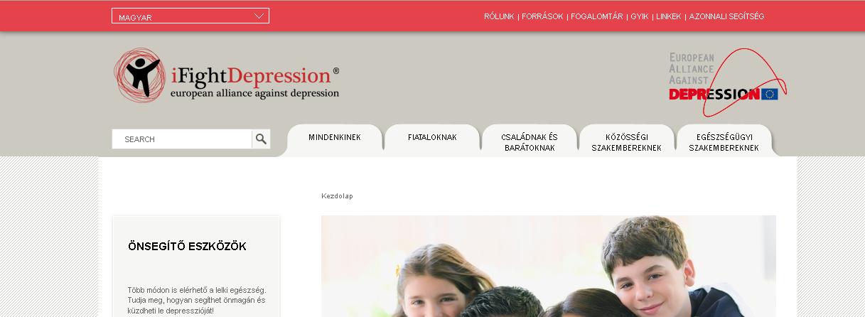 ifight depression depresszió online segítség kezelés antidepresszáns krízis