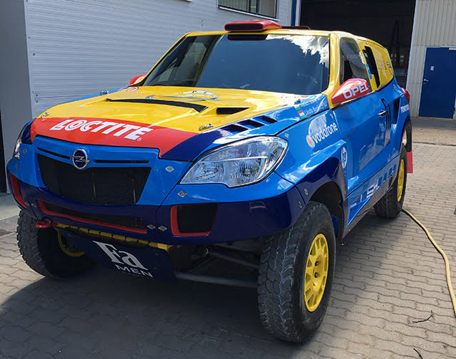 Szalay Balázs Opel Dakar Team Silk Way Rally