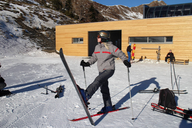 földön levegőben síelés sport