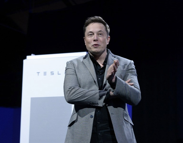 Elon Musk / Forrás: AFP