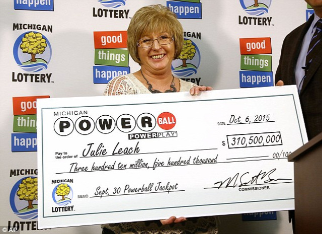Julie Leach Powerball lottó