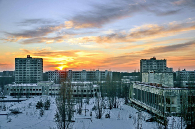 Ukrajna Csernobil zóna Sztalker