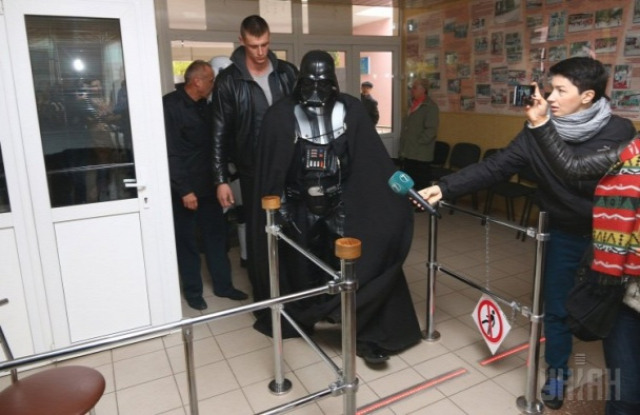 Ukrajnai szavazóhelyiség