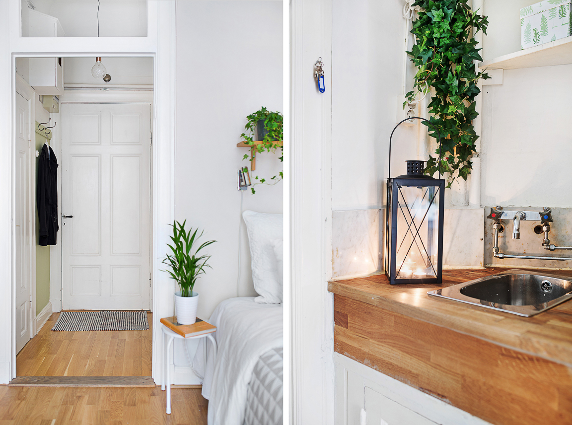 konyha nappali hálószoba otthontúra Európa fürdőszoba kicsi alapterület előtér amerikai konyha erkély Svédország