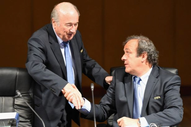 FIFA UEFA Blatter Platini Beckenbauer korrupció foci EB 2016 Franciaország