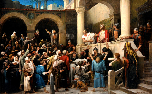 Jézus  Pilátus  keresztrefeszítés  feltámadás